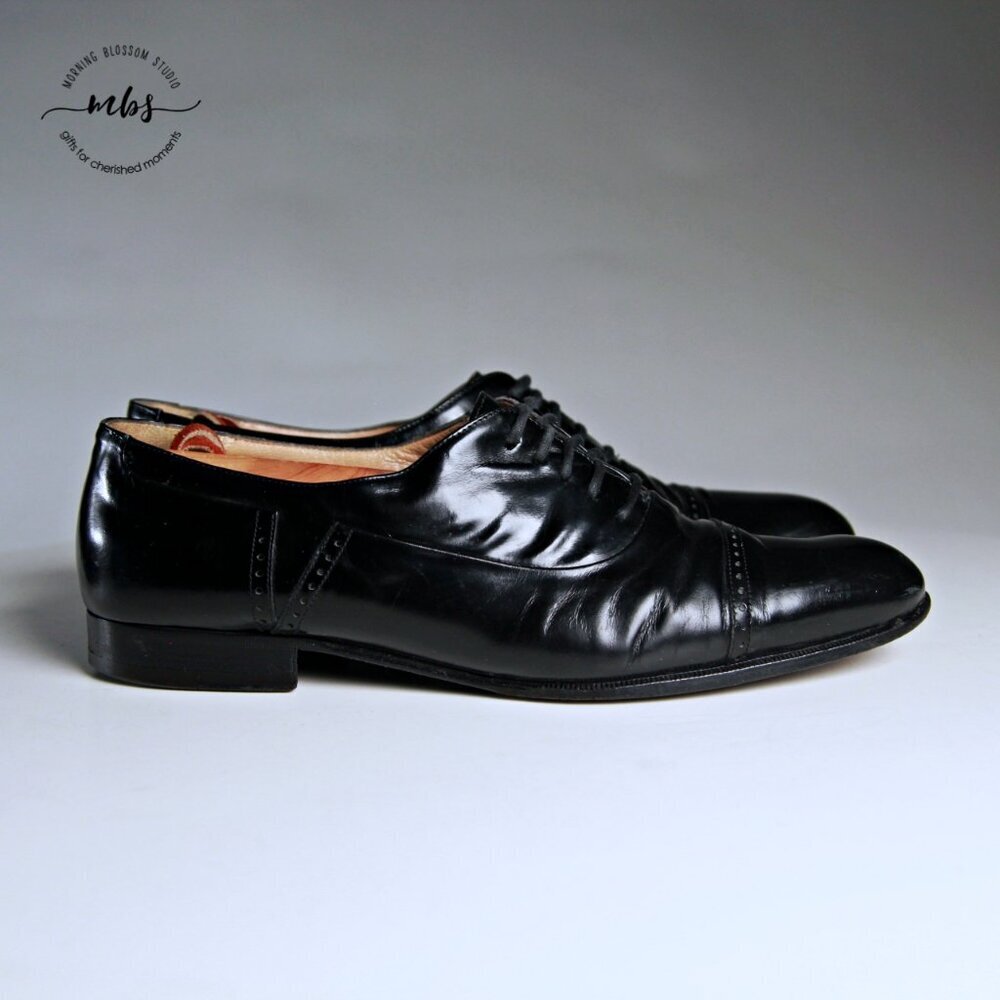 Bally‎ Peer 2 Toe Cap Leather Oxford Shoes